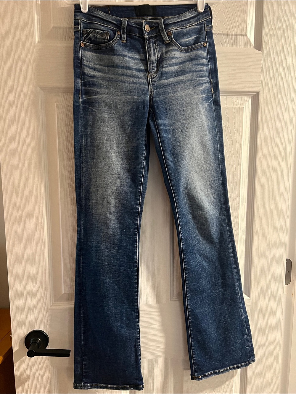 Buckle Women's Dark Blue Flare Jeans